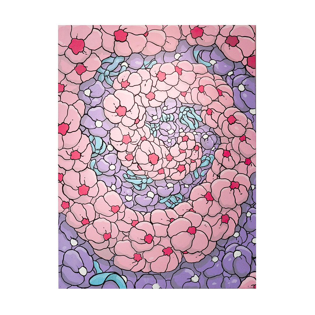 PYRATE'S PATTERN#2(SWIRL) Chris Pyrate exhibition「CHERRY BLOSSOMS REGIFTED: FROM D.C. TO JAPAN」"