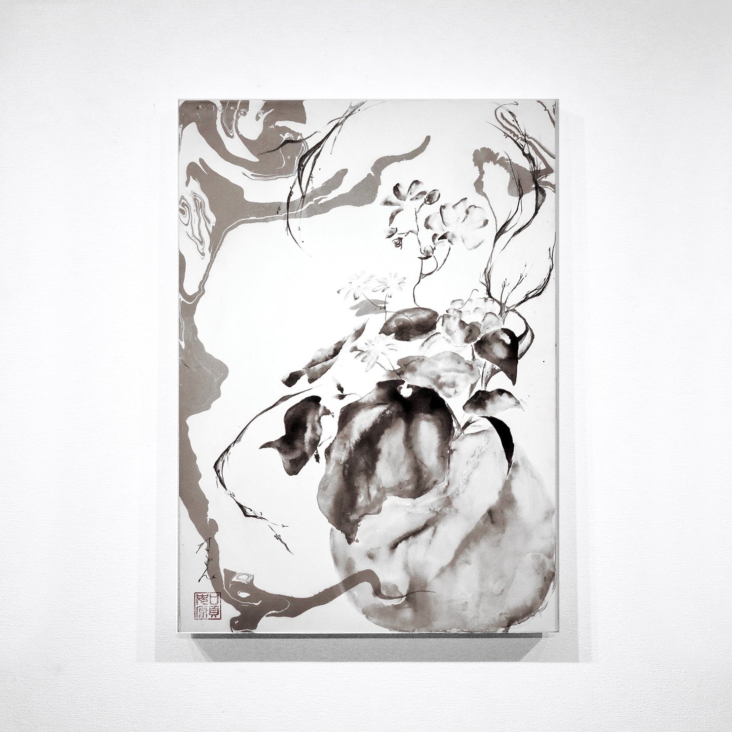 冬 "NAGON EXHIBITION「ink brush art -birth-」"
