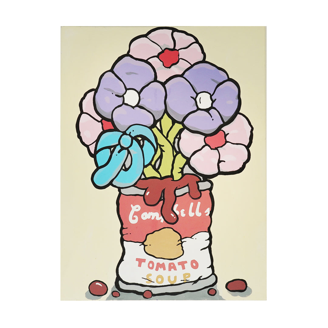 CAMPBELLS SOUP BOUQUET "Chris Pyrate exhibition「CHERRY BLOSSOMS REGIFTED: FROM D.C. TO JAPAN」"