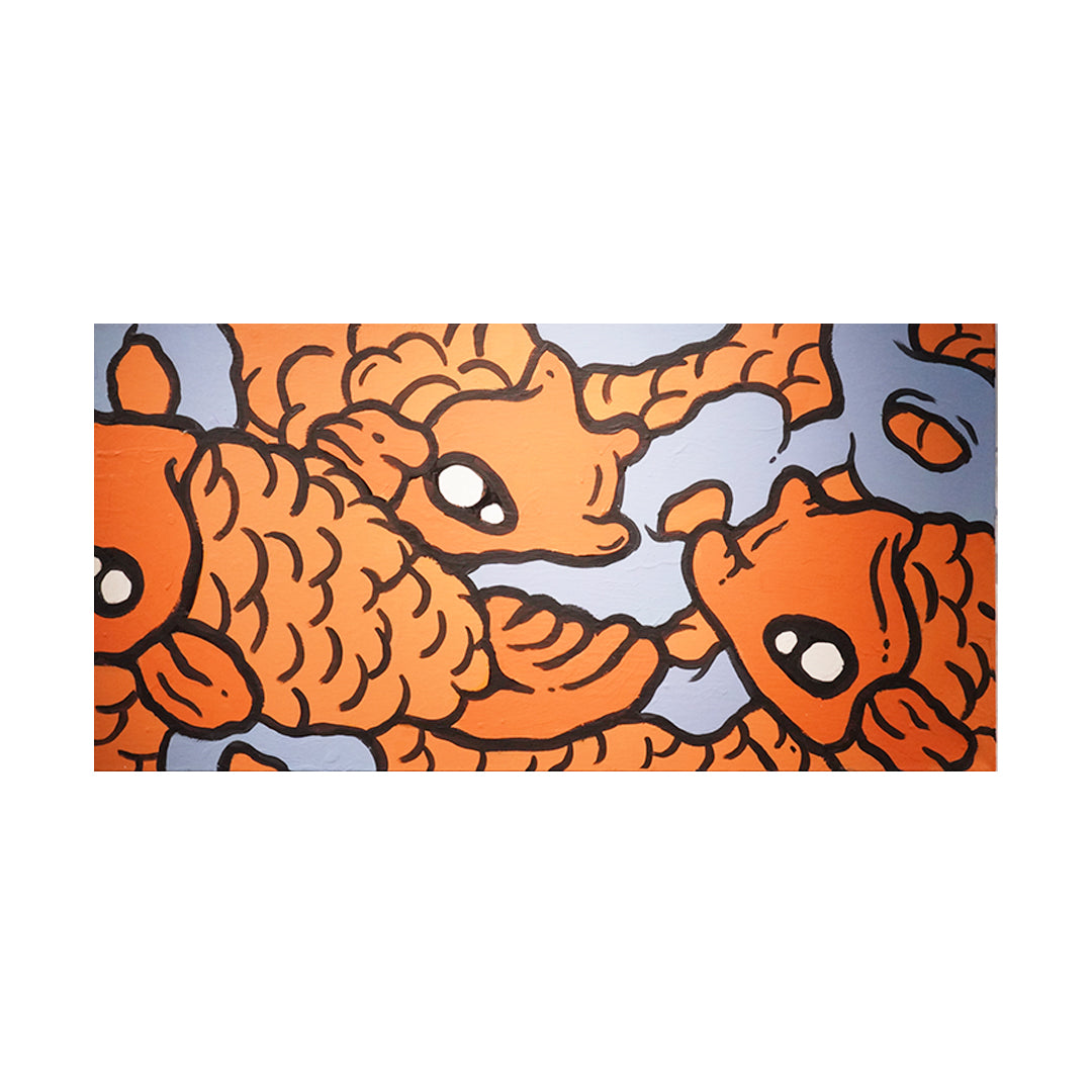 KOI PATTERN(PANEL3) Chris Pyrate exhibition「CHERRY BLOSSOMS REGIFTED: FROM D.C. TO JAPAN」"