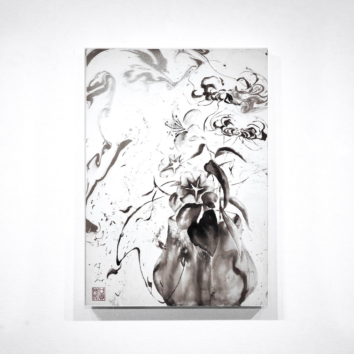 秋 "NAGON EXHIBITION「ink brush art -birth-」"