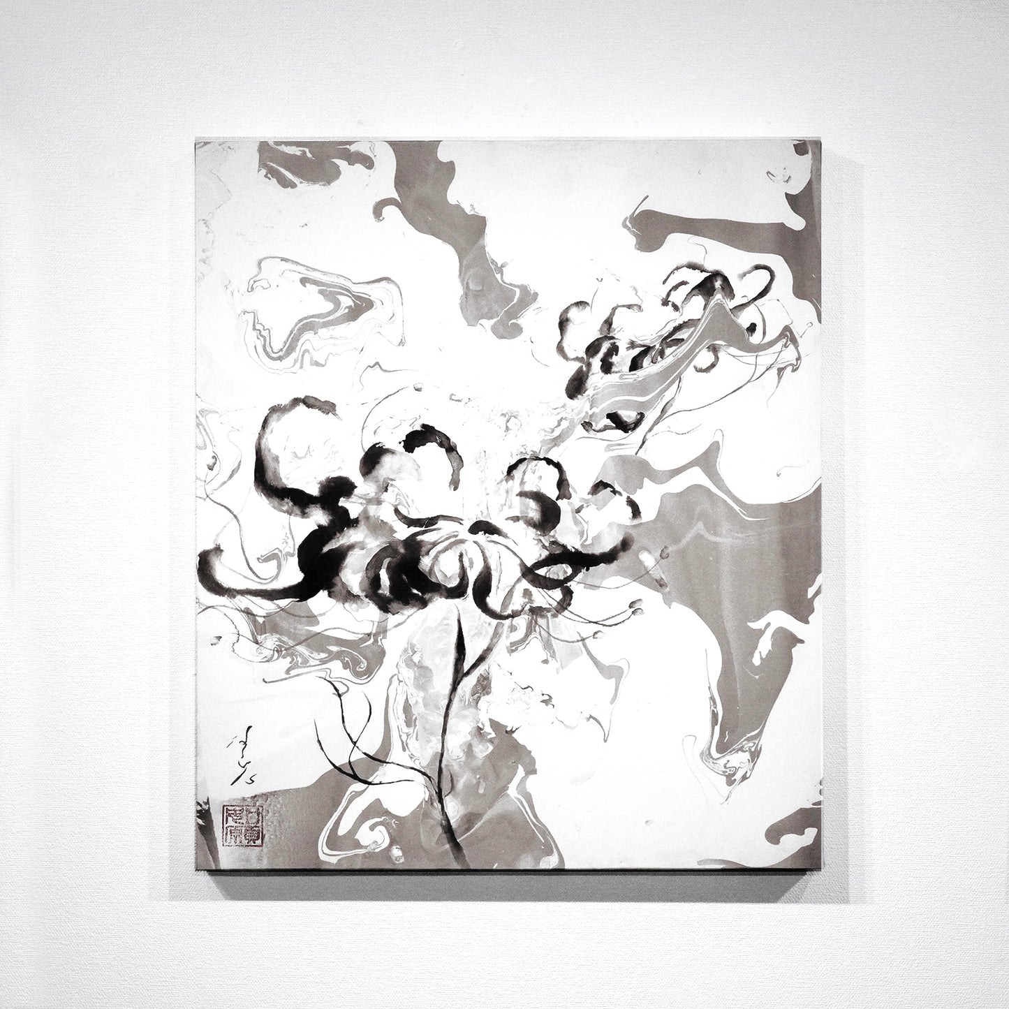 長月 "NAGON EXHIBITION「ink brush art -birth-」"